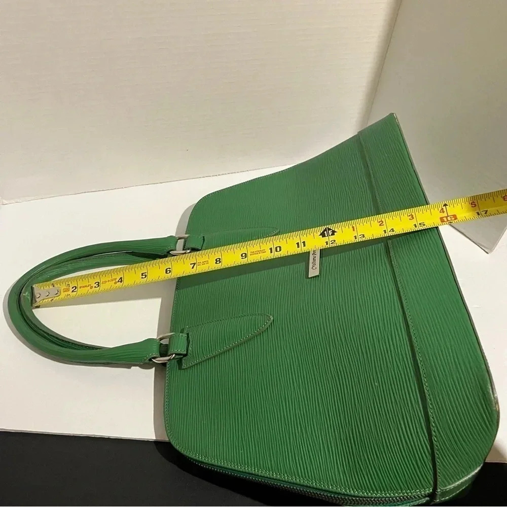 Cristiano Pompeo Handbag Purse Alma Green Made In Italy - Picture 12 of 12